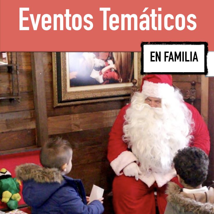 Visita al poblado de PApá Noel en Parque ADAI